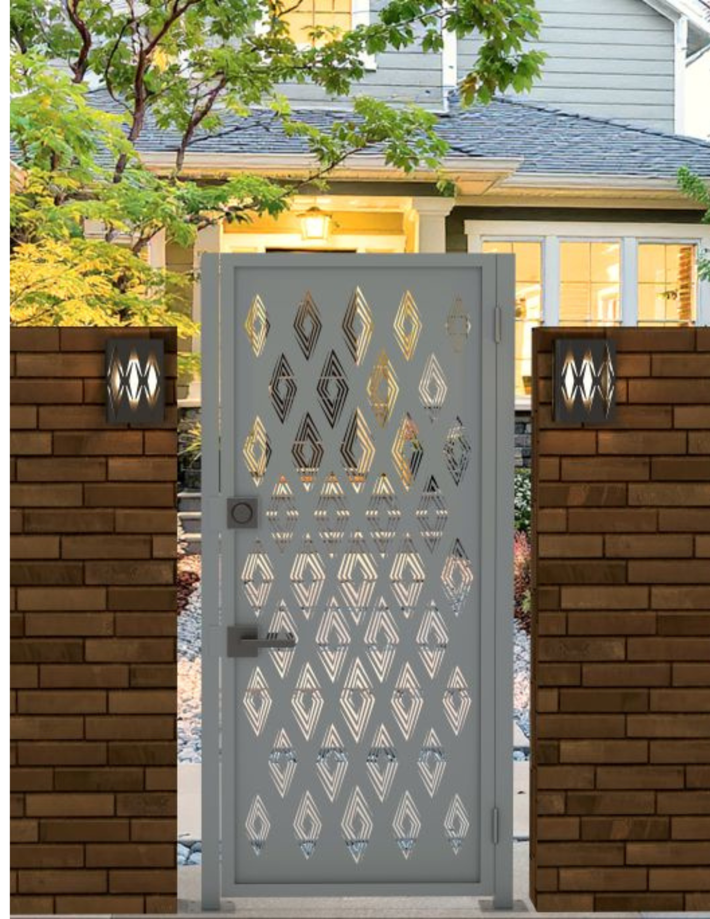 Metal Entry Gate