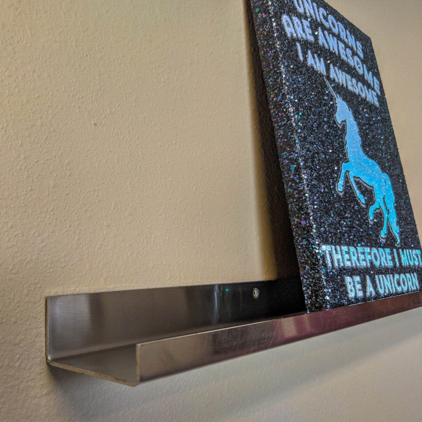 Floating Shelf Wall Mounted - Metal Channel Ledge