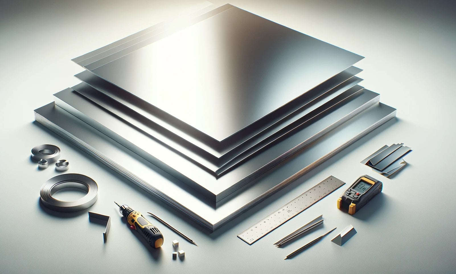 thumbnail image 2 of .032" Thick 5052 Aluminum Sheet - 18" X 18" Square - By Metal Remnants Inc. 2 of 6