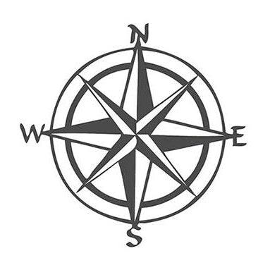 Nautical Stainless Steel Compass Rose Metal Wall Art - Home Decor-Home Decor-Cascade Manufacturing