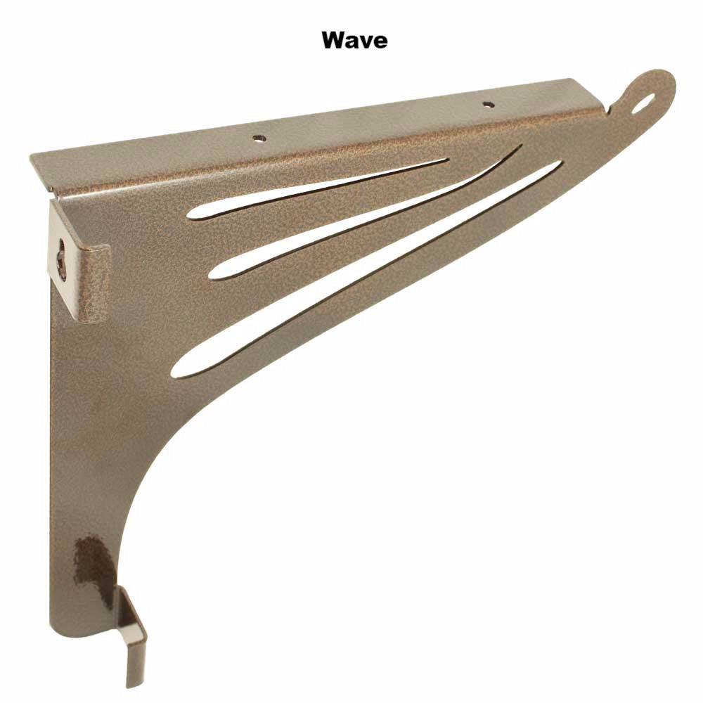 YALOJE 8 Pack Metal Shelf Rail Connectors, Railing Bracket Spindles Furniture Connectors, Decorative Gallery Rails with Screws for Shelves, Wine Cabinets, Bookcases - Gold YALOJE 8 Pack Metal Shelf Rail Connectors, Railing Bracket Spindles Furniture Connectors, Decorative Gallery Rails with Screws for Shelves, Wine Cabinets, Bookcases - Gold