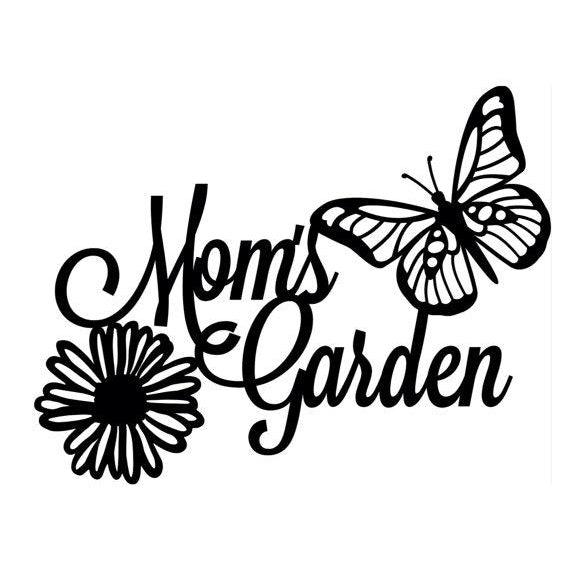 Mom's Garden Metal Sign – Cascade Manufacturing