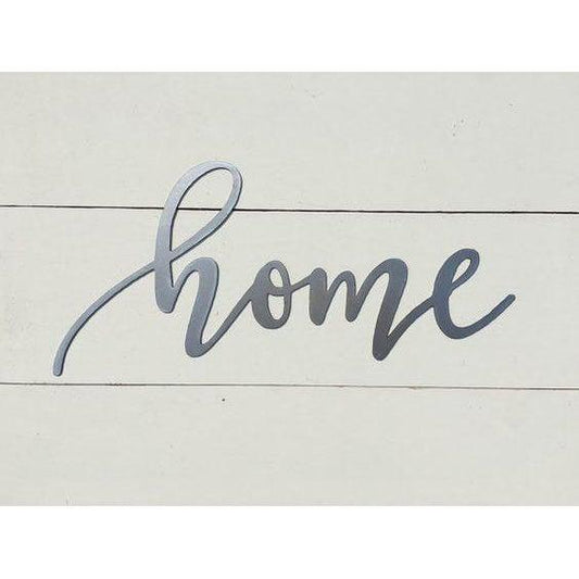 Home Metal Wall Art Word Sign-Cascade Manufacturing