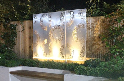 Metal screen for your garden