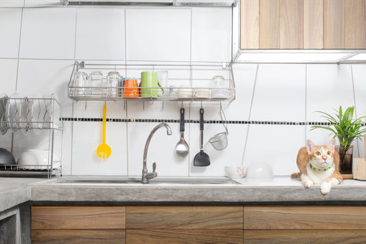 Kitchen with Metal Industrial Accents