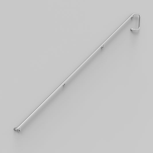 Custom Stainless Steel Handrail with D return (Residential and Commercial Code)