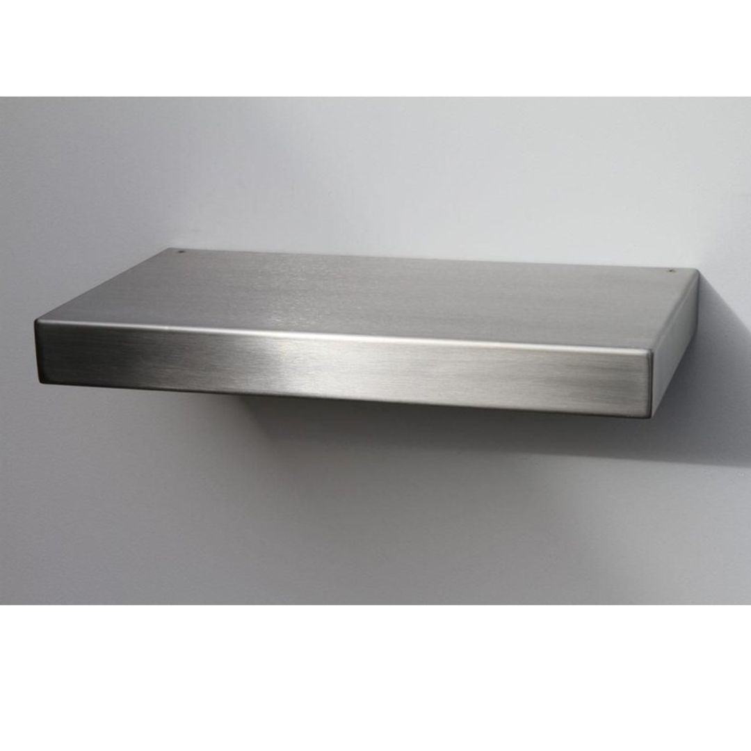 Stainless Steel Floating Shelf 10" Deep for Kitchen, Bathroom and Home