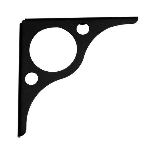 Cascade Manufacturing's Apex stainless steel shelf brackets in black