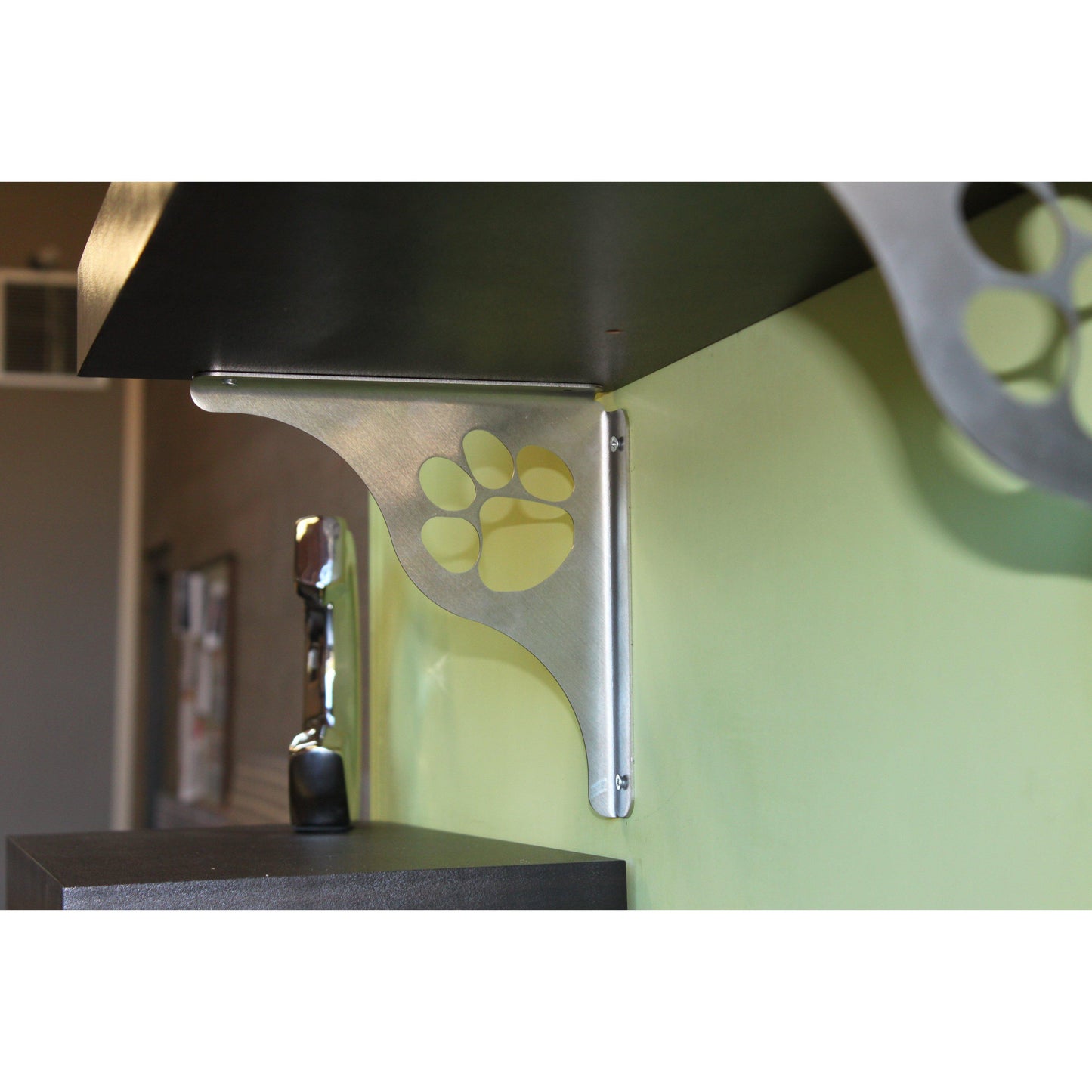 Dog Paw Stainless Steel Shelf Bracket - Paws for Cause