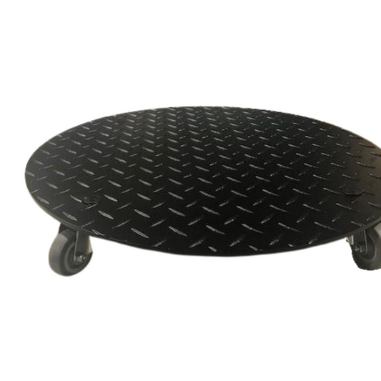 Aluminum Rolling Plant Caddy - Black-Plant Caddy-Cascade Manufacturing