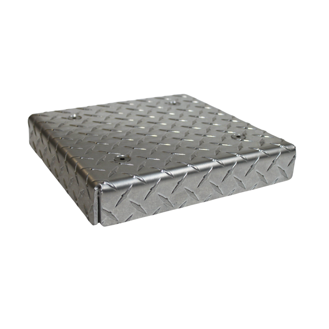 Diamond Plate Metal Square Plant Caddy Cascade Manufacturing
