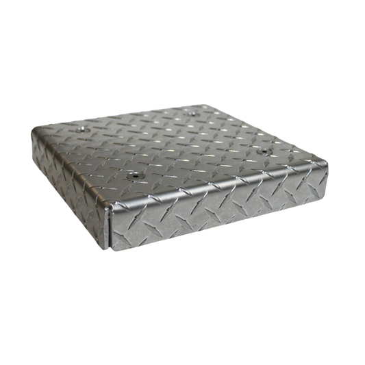 Diamond Plate Metal Square Plant Caddy-Plant Caddy-Cascade Manufacturing